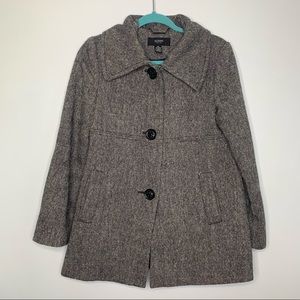 Alfani Petite button up wool coat